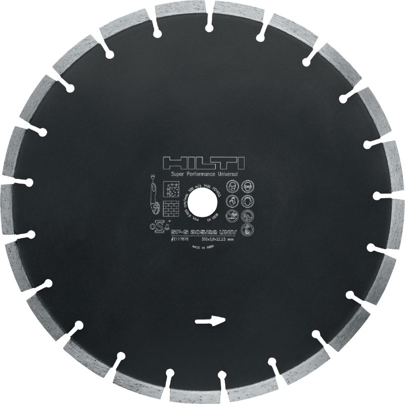 Lame diamant universelle SP Lame diamant de première qualité pour la coupe de divers matériaux supports