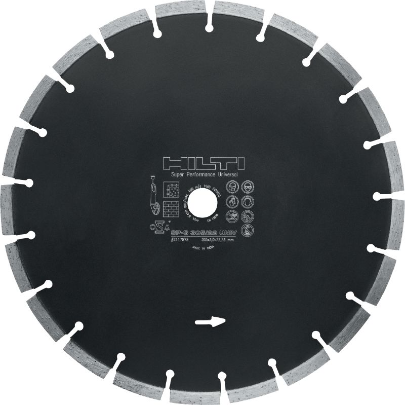 SP Universal diamond blade Premium diamond blade for cutting in different base materials