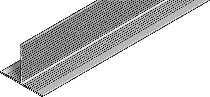 Rail MFT-T Rail en aluminium en forme de T pour l'assemblage de sous-structures de panneaux de façades verticales et horizontales