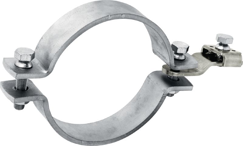 MQS-SP Galvanized pre-assembled pipe clamps with FM approval for seismic bracing of fire sprinkler pipes