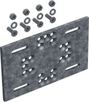 MT-P-G OC Plaque modulaire Plaque modulaire pour le montage de structures modulaires sur l'acier structurel sans besoin de clouage