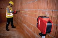 PM 20-CGE Plomb de haute précision et laser ligne latéral Laser à faisceau vert combiné de haute précision, 2 lignes et 4 points pour la plomberie, le nivellement, l'alignement et l'équerrage Applications 1