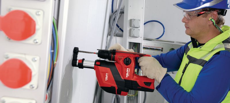 Perforateur sans fil TE 4-A22 Perforateur à batterie 22 V, avec poignée en D permettant un maniement supérieur dans les travaux en série Applications 1