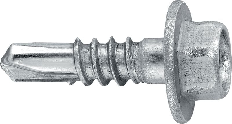 Vis métalliques autoperceuses S-AD 12-14 HWH #3 SS304 Vis autoperceuse (acier inoxydable A2) sans rondelle pour l’installation de façade avec écran pare-pluie DBV (drainé et ventilé à l’arrière) (jusqu’à 0,16 po)